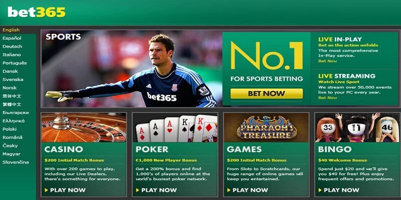 Khám phá thiên đường trò chơi tại Bet365