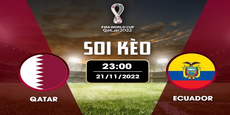 Thông tin nhận định soi kèo đội tuyển Qatar vs Ecuador